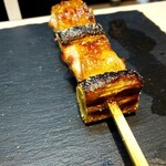 Sumibi Yakitori Fukurou - おまかせ五本セット(900円) ねぎま