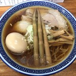 中華そば 琴の - 中華そば(こってり) 700円(税込) トッピング：味付玉子 100円・姫竹メンマ 100円