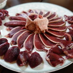 かたつむり - 鴨心臓、砂肝、ささみ、ロース