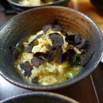 かたつむり - 雑炊にトリリュフ