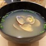 日本橋蛎殻町 すぎた - アサリの味噌汁