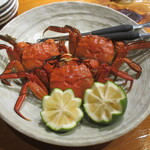 魚虎 - 蒸しツガニ 980円