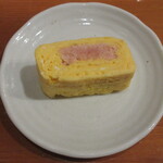 魚虎 - 取り皿に取って断面