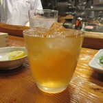 魚虎 - チョーヤの梅酒 500円(ロック)