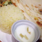 ジャイヒンド - サフランライスとデザ－トのフル－ツヨ－グルト