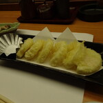 むつ湾の味処　海峡の里 - 長芋の天ぷら