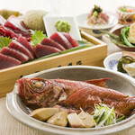 Uoya Nagahisa - 金目鯛の姿煮と浅利と新筍のコロッケのコース