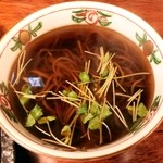 神田 本陣房 - かけそば　2012.4.16