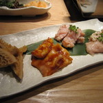 YAKINIKU MARUUSHI - 新鮮ホルモン4種盛り合わせ　