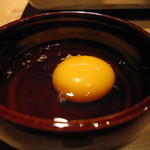 YAKINIKU MARUUSHI - 新鮮な生玉子を溶いて・・・