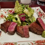 加藤牛肉店 - ステーキ　三種食べ比べ