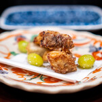 鳥田中 - 京都亀岡産海老芋 竹岡産虎河豚