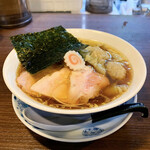 らぁ麺 紫陽花 - ・焼豚わんたん中華そば 
      ・醤油かすクリーム黒蜜きなこ
      …セット価格 2000円