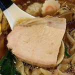 らぁ麺 紫陽花 - ・焼豚わんたん中華そば 
      ・醤油かすクリーム黒蜜きなこ
      …セット価格 2000円