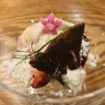 山地陽介 - イチゴとマシュマロのパルフェ　ココアのメレンゲ