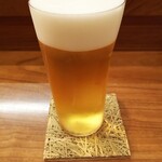 佳肴岡もと - 神泡からスタート♪