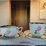 茶房　欧亜 - ヘレンド（ウイーンのバラ・ハンガリー）