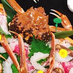てり吉 - 間人がにの刺身