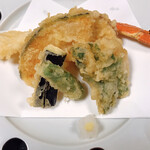 てり吉 - カニの天ぷら