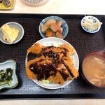Jiyuuichiya shokudou - 日替わり定食(ソースカツ丼)