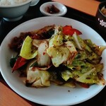 台湾料理 鴻福 - 回鍋肉は油多し