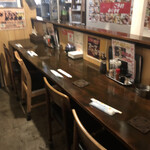 居酒屋 あがらいん - カウンター席