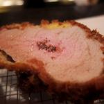 とんかつ マンジェ - 特ヘレとんかつ　1分後