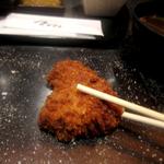 とんかつ マンジェ - 特ヘレは塩で食べる