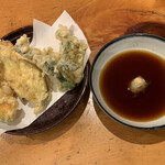 おぎ野 - 天ぷら盛り合わせ
