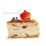 ベイクドケーキ ママン - いちごのチーズケーキ