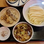 手打ちうどん寺屋  - ごぼう天肉汁つけ麺(1000円)です。