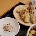 手打ちうどん寺屋  - ごぼう天です。