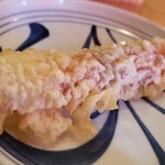 手打ちうどん寺屋  - ちくわ天(180円)です。