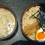 会津乃てんぐ - 料理写真:濃厚鶏白湯つけ麺（大盛）