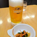 幸楽 - ビールとお通し