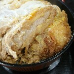東京庵 - かつ重、かつ断面