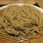 そばと酒と天ぷら 素や - お蕎麦は素屋じまんの十割そばです。