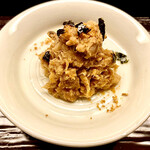 道人 - お代わりは虎河豚の佃煮、これは美味しいな。