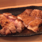 庭つ鶏 - 庭つ鶏(皮パリもも焼き)