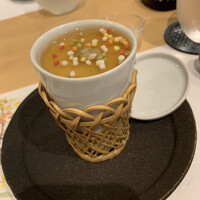 日本料理秀たか - 先付けー蟹と帆立の茶碗蒸し