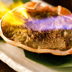 [Alcohol side dish 2] Grilled crab miso shell