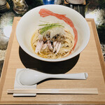 Japanese Ramen Noodle Lab Q - 天草大王の鶏油混ぜSoba 1100円