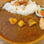 はらっぱカレー店 - キーマカレー(レギュラー) アップ