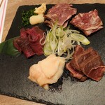なかす - 肉刺盛り合わせ　大