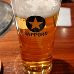 清江苑 - ランチビール　320円（税別）