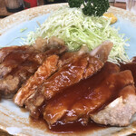 河金 - 100匁 ポークソテー 定食　¥2,100