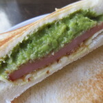 三日月 - ホットサンドのアップ