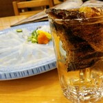 づぼらや - ひれ酒