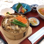 Kadu Mino - 数量限定のﾊﾞｲ飯わっぱ御膳です。