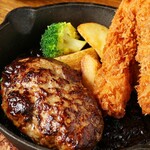 ハンバーグ専門店Hassaku - ハンバーグ＆海老フライ
